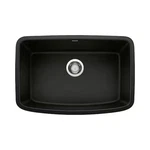 Blanco 442941 Valea Silgranit 27" Undermount Kitchen Sink, Coal Black. Fixed Price $329.99.