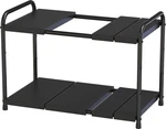 Deco Brothers Under Sink 2 Tier Expandable Shelf Organizer, Black. Fixed Price $37.76.