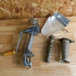 Vintage Garden Way Metal Squeezo Strainer Incomplete Set Up. Fixed Price $39.95.