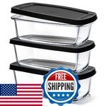 Eatex Glass Bread Pans For Homemade Baking, 1.9 Quart Deep Rectangular. Fixed Price $44.24.