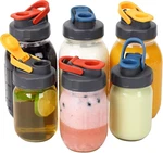 Soligt Pack Mason Jar UPGRADED-6 Pcs Regular Mouth Lids, Red, Blue, Yellow. Fixed Price $26.59.