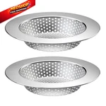 Huntonry 2PCS Kitchen Sink Drain Silver. Fixed Price $10.72.