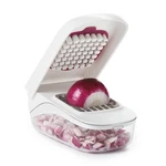Vegetable Chopper Oxo Good Grips Easy Pour Opening White Model 11122600 Onion. Fixed Price $46.99.