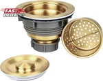 Lqs Kitchen Sink Drain Strainer Assembly, 304 Stainless Steel With Re. Fixed Price $33.37.