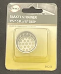 Danco 80058 Basket Strainer 1-1/6" O.d. X 3/4" Deep Replacement For Sink. Fixed Price $9.99.