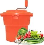 Clivia Salad Spinner 2.5 Gallon 10 Qt Manual Vegetables Leaf Lettuce Fruit Dryer. Fixed Price $126.99.