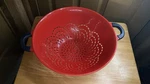 Kitchenaid Red Colander With Handles. Fixed Price $19.99.