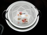 Rorence Powder Coated Steel Colander Set Of 2 - White. Fixed Price $25.00.