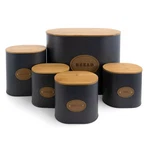 Megachef MG-446 Kitchen Food Storage And Organization 5 Piece Canister Set In. Fixed Price $60.91.