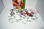 Starpack Bake Me Happy Christmas Cookie Cutters Set, 18PC, Stainless Steel, Nwt. Fixed Price $19.99.