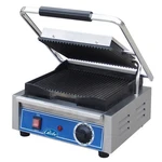 Globe GPG10 Single Bistro Panini Grill With Grooved Plates. Fixed Price $748.00.