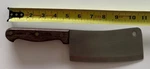 Home Concepts High Carbon Steel Cleaver Kitchen Knife 6 Blade Wood Handle. Fixed Price $19.00.
