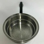 Saladmaster 18-8 Tri-clad Colander Steamer Strainer Pan Pot 2 Piece No Lid. Fixed Price $65.90.