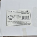 Westbrass D214-62 3-1/2" Post Style Large Kitchen Sink Basket Strainer, Matte B-. Fixed Price $29.00.