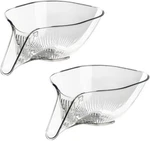 Multi-functional Funnel Drain Bowl Basket Kitchen Food Strainer. Fixed Price $13.98.