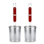2 Pieces Microperforated Stainless Steel Pasta Strainer With Handlefood Dumpling. Fixed Price $28.59.