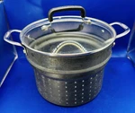 Cuisinart Anodized Aluminum Strainer/colander Insert 6112-24S With Tfal Lid. Fixed Price $15.30.