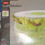 Oxo Softworks Salad Spinner Green Clear White Plastic Kitchen Tool 2164600. Fixed Price $20.00.