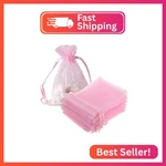 Jwsqmc 4X6 Inch Organza Gift Bags With Drawstring For Jewelry,candy,set Of 50 Pi. Fixed Price $8.57.