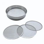 Soil Sifter Set With 3 Sieve Meshes For Rock Sand - Stainless Steel. Fixed Price $34.58.