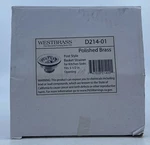 Westbrass Post Style Kitchen Basket Sink Strainer Polished D214-01. Fixed Price $19.99.