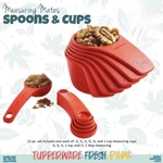 New Tupperware Measuring Cups And Spoons Set Mates 12 Pc. Fixed Price $20.30.