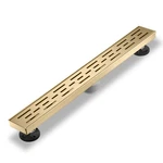 Sharp-tec 28 Inch Linear Shower Drain, Gold Rectangular Floor. Fixed Price $22.00.