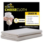 Sufaniq Cheese Cloths, Grade 90 (9 Sq Feet) 100% - Yard, Beige. Fixed Price $10.96.