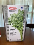Oxo Good Grips Produce Saver Herb Keeper - 2.8 Qt New. Fixed Price $16.95.