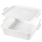 Dizada Casserole For Oven With Lid, 10'' Square Baking Dish, Ceramic Bak.... Fixed Price $87.89.