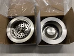 Westbrass CO2175-20 Combo Pack 3-1/2" Wing Nut Twist Style Large Basket Strainer. Fixed Price $24.95.
