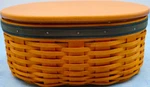 Longaberger 2001 Collectors Club Harmony No Basket Lid Protectors Box Coa. Fixed Price $54.95.