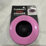 Cuisinart Sink Strainer Stainless Steel Kitchen Drain Food Debris Catcher Pink. Fixed Price $13.99.