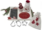 Child To Cherish Santa's Message Christmas Plate Set With Cookie Cutters. Fixed Price $43.96.
