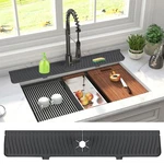 30 Inch Silicone Sink Splash Guard Mat Faucet Drip Catcher. Fixed Price $26.86.