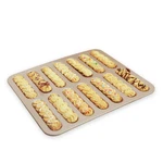Candeal Heavy-gauge Steel Non-stick 14 Holes Eclair Baking Tray Home Bakeware. Fixed Price $62.38.