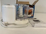 Black+decker HC306 Mini Food Processor One-touch, Safety Lock, White. Fixed Price $8.00.