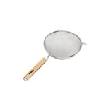 Imusa 10" Stainless Steel Strainer With Wood Handle. Fixed Price $17.99.
