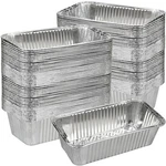 Findful Disposable 2LB Loaf Pans 100 Pack Aluminum Bread Baking 8.5X4.5X2.5. Fixed Price $50.61.
