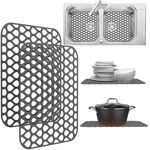 Silicone Sink Protectors For Kitchen 2 Pack Mats Bott.... Fixed Price $26.67.