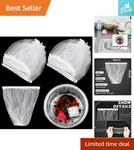 Elastic Kitchen Sink Strainer Bags - 500 Pcs, 4 X Inch For Easy Cleaning. Fixed Price $20.89.
