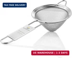 Homestia 3.3" Fine Mesh Strainer For Kitchen, 304 Stainless Steel Cocktail Sieve. Fixed Price $11.12.