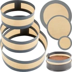 Honeydak 3 Set Silicone Baking Mat 4, 7, 9 Inch Springform Pan Protector .... Fixed Price $28.90.