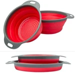 Set 2 Collapsible Colanders By Comfify 1-8", & 1-9.5" New. Fixed Price $24.98.