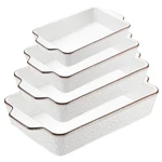 Onemore Casserole Dishes For Oven, Ceramic Baking Set Of 4, Non-stick Lasag. Fixed Price $113.58.