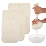 Gjinxi Nut Milk Strainer 3 Pcs Cheesecloth Filter Bags Reusable Cotton .... Fixed Price $12.45.