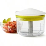 Manual Hand-powered Food Chopper, White, Ideal For Chopping Vegetables, Onions. Fixed Price $73.54.