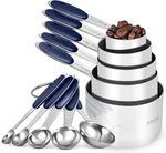 Measuring Cups And Spoons: Food Grade 18/8 Stainless Steel Metal Measure. Fixed Price $46.99.