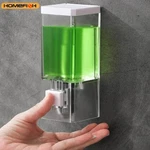 Wall-mounted Press Soap Dispenser Transparent No-drill Traceless Design**view. Fixed Price $6.90.