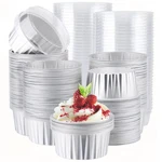 Eusoar Silver Cupcake Liners, 200PCS 5OZ Mini Pans Aluminum Foil Baking .... Fixed Price $80.78.